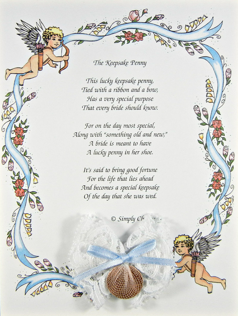 The Wedding Penny-Keepsake Card